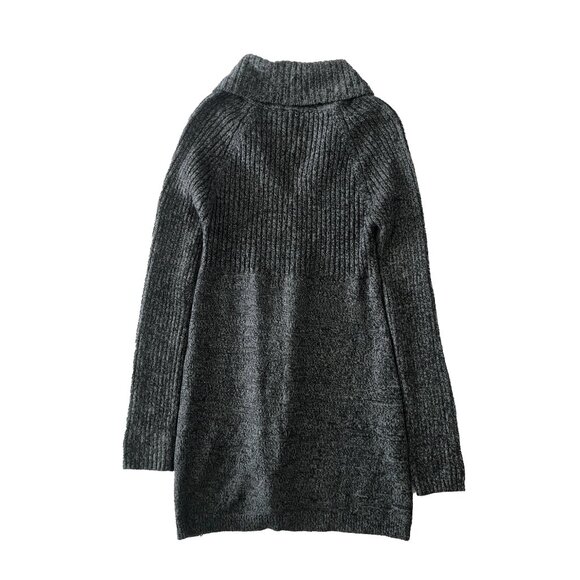 Takeout Womens Size M Gray Buttons Longline Cardigan Sweater - Picture 8 of 8